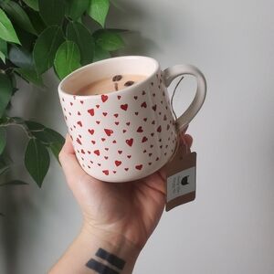 ❤Heart Patterned Ceramic Mug Coffee Bean Candle Saddy Cag Candle Co. *